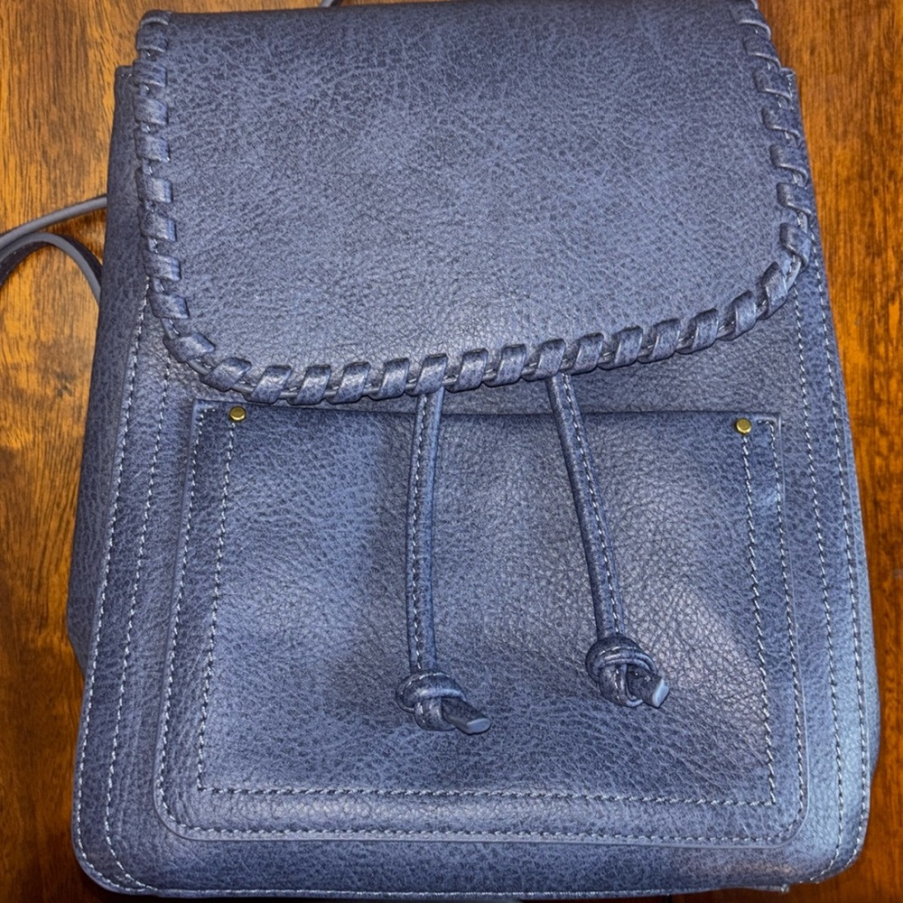 Style & Co Whip Stich Moonlight Blue Backpack, Created For Macy's